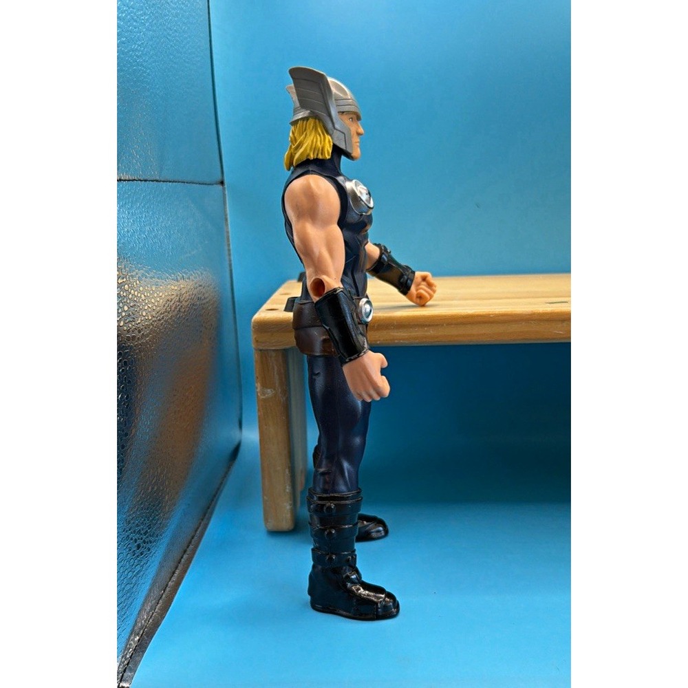 Marvel Thor Action Figure Black Plastic Toy 12 inch Avengers Superhero Figure
